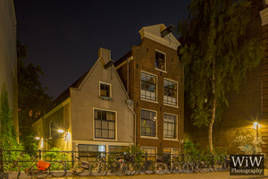 Marnixstraat Little Houses Amsterdam Night amsterdambynight